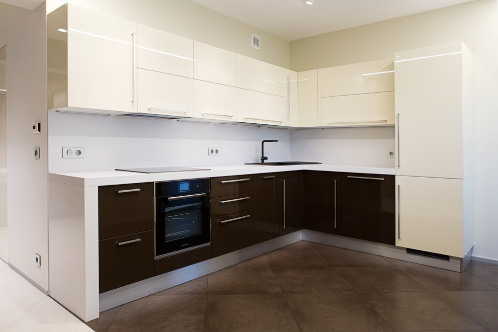 Проект "Геометрия". Квартира в современном стиле.