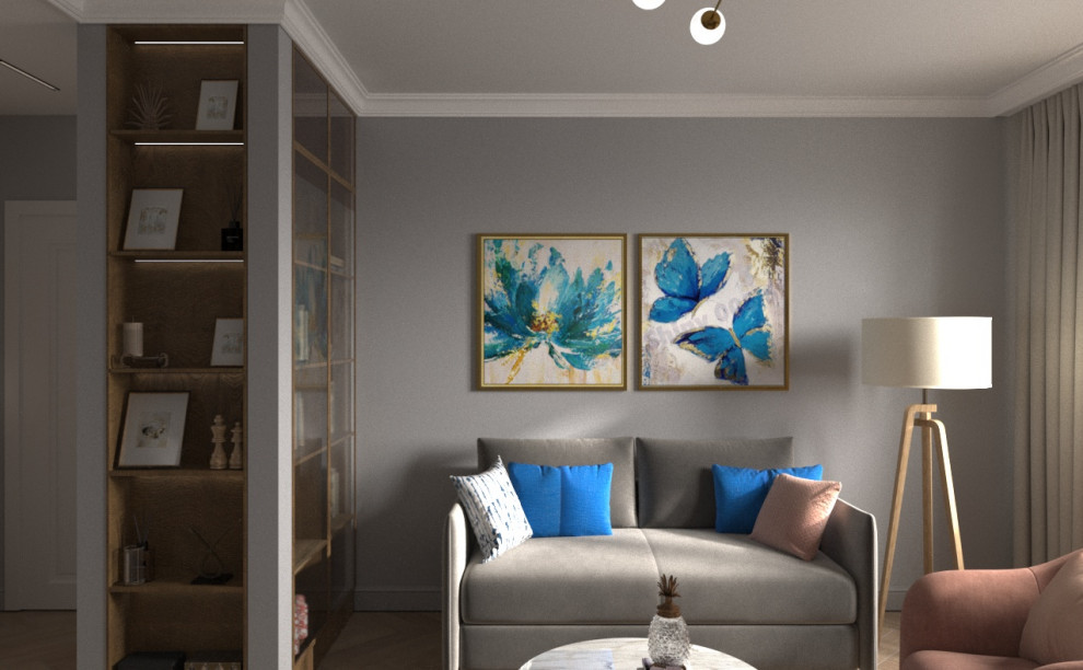 Двухкомнатная квартира, Филевский бульвар.