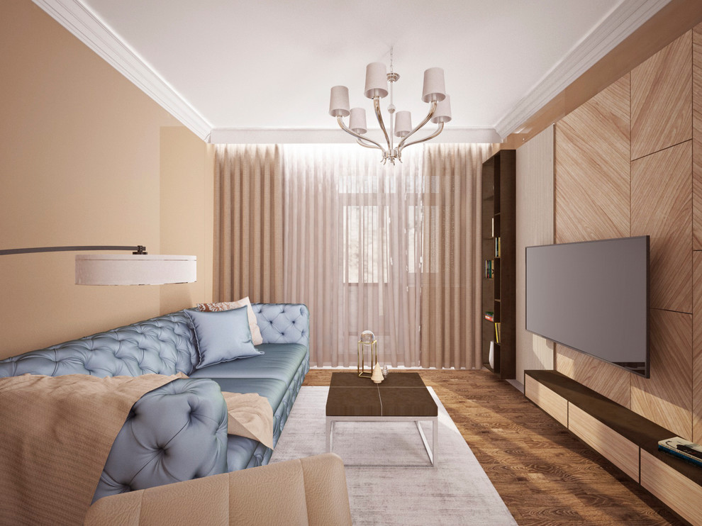 Двухкомнатная квартира 70м2. Гостиная