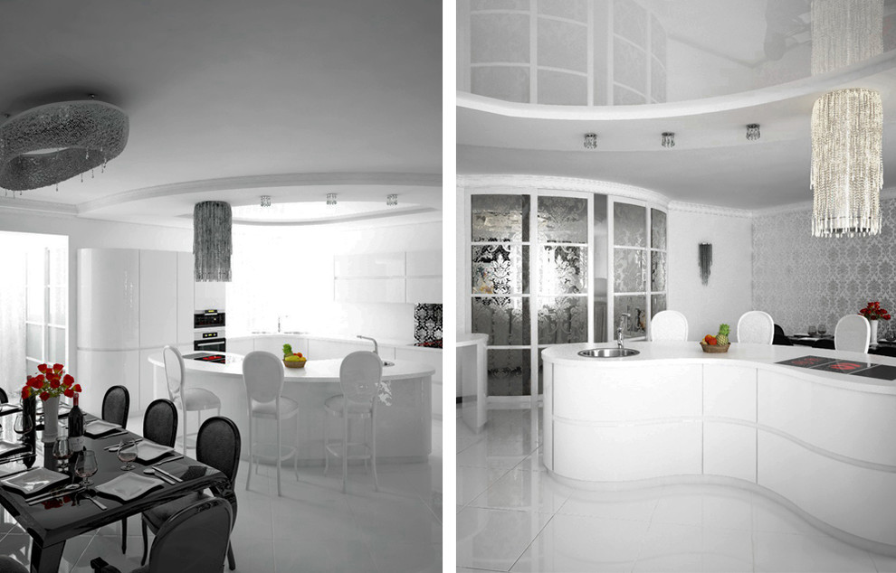 квартира 295 м², объединены 2 квартиры