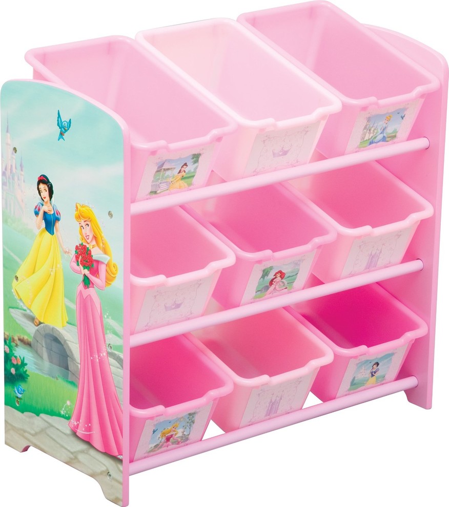 Disney Princess 9 Bin Toy Organizer