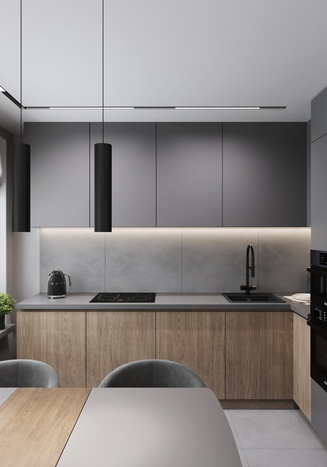 3-х комнатная квартира в одном стиле