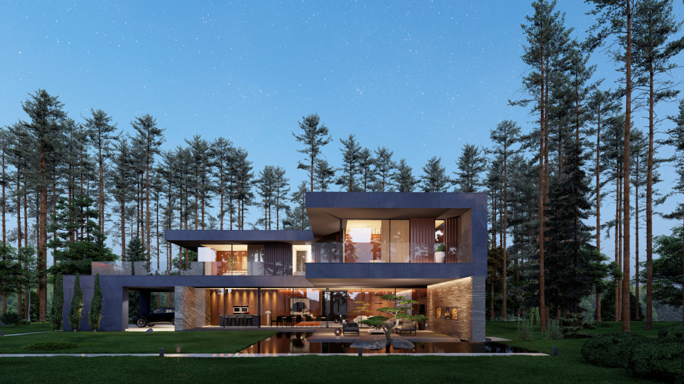 Дом с навесом