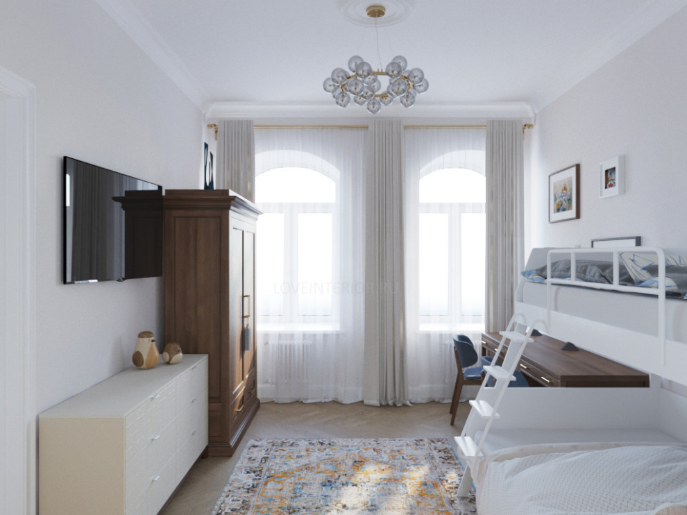 Квартира в доме, построенном в XIX веке в центре Москвы