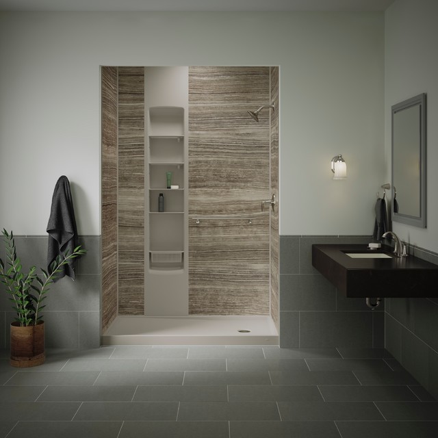 Bath & Shower Replacements Modern Bathroom Boston by Newpro
