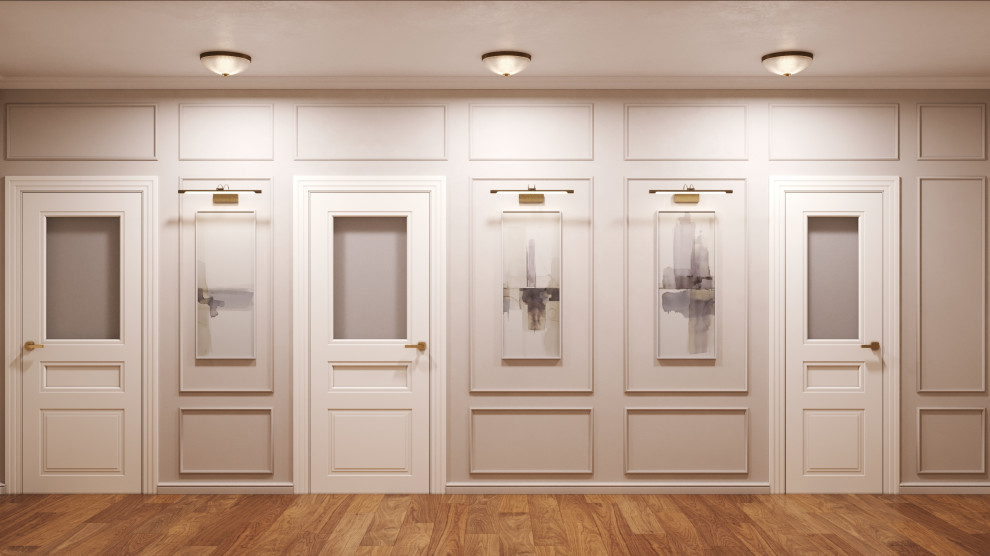 Квартира для семьи из трех человек и большой собаки.