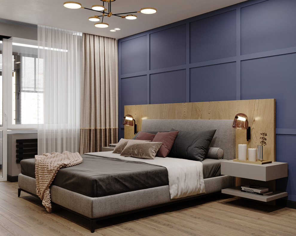 Стильное пространство для холостяка и его любимца