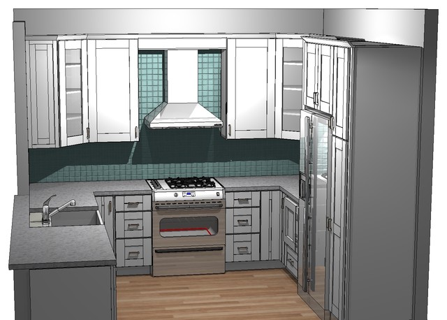 Kitchen - Chicago transitional-rendering