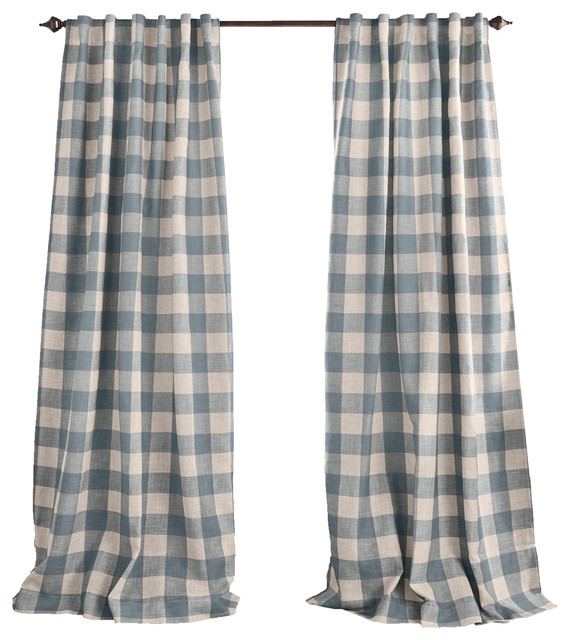 Grainger Buffalo Check Blackout Window Curtain Farmhouse