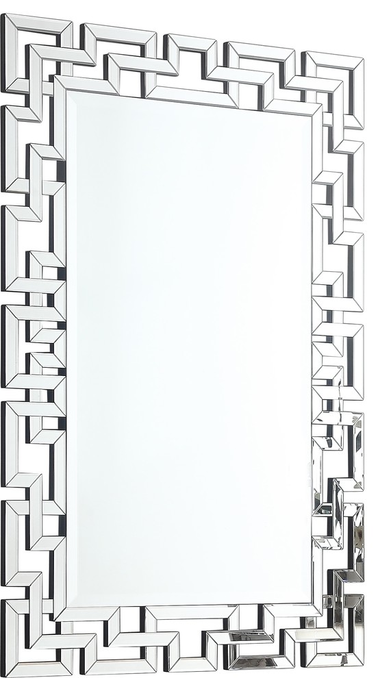 Santorini Mirror Contemporary Wall Mirrors by Meridian Furniture