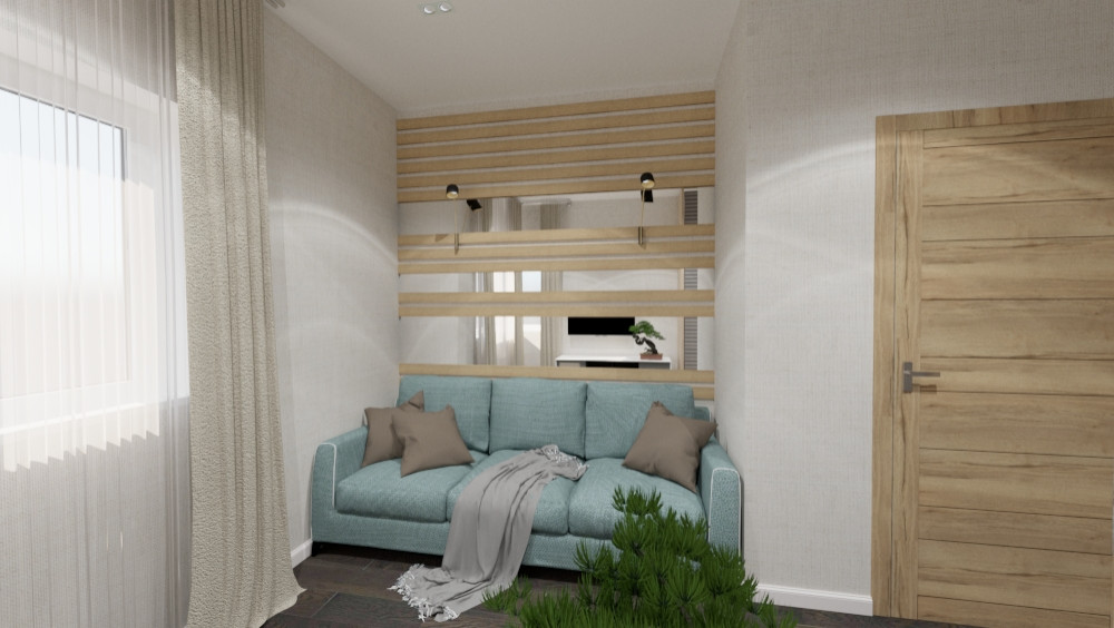 Комната 2. Вид на диван