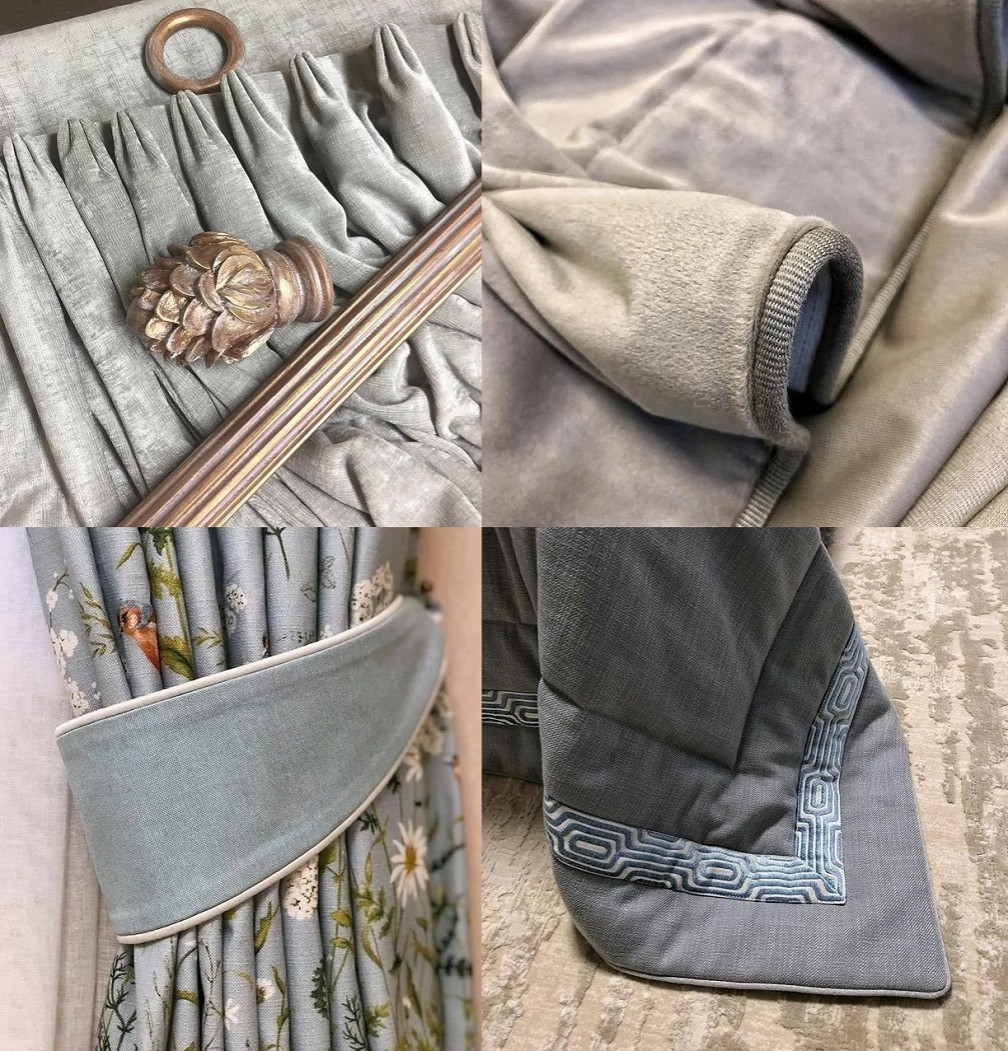 Шторы на заказ. Текстильный дизайн и пошив элитных штор. Заказать элитные шторы.