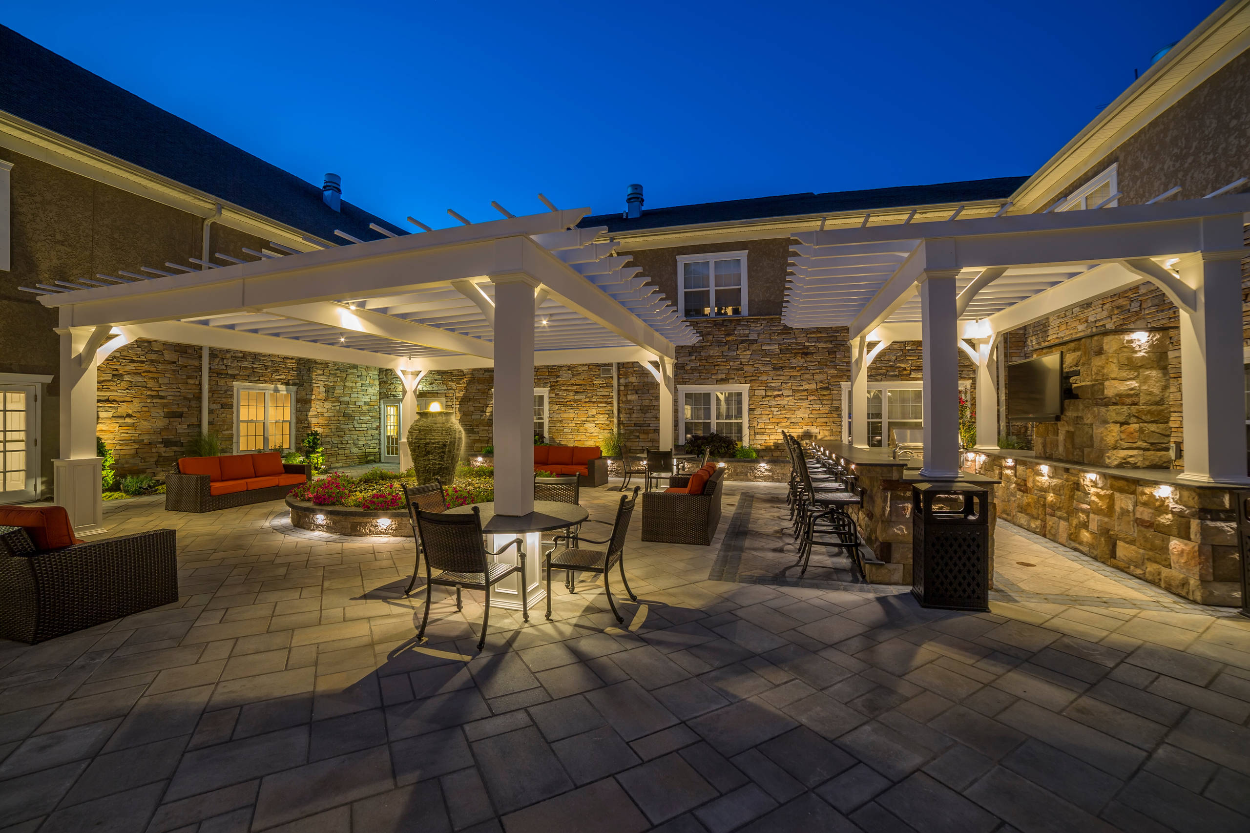 Hamilton NJ Interior Courtyard