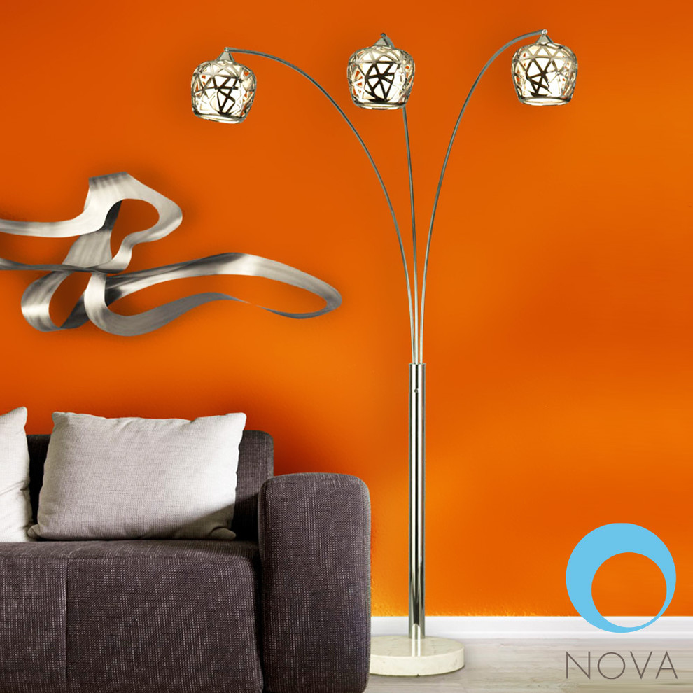 Birds Nest Arc Floor Lamp | Nova