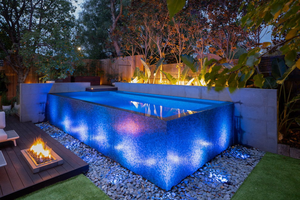 Design ideas for a world-inspired swimming pool in Melbourne.