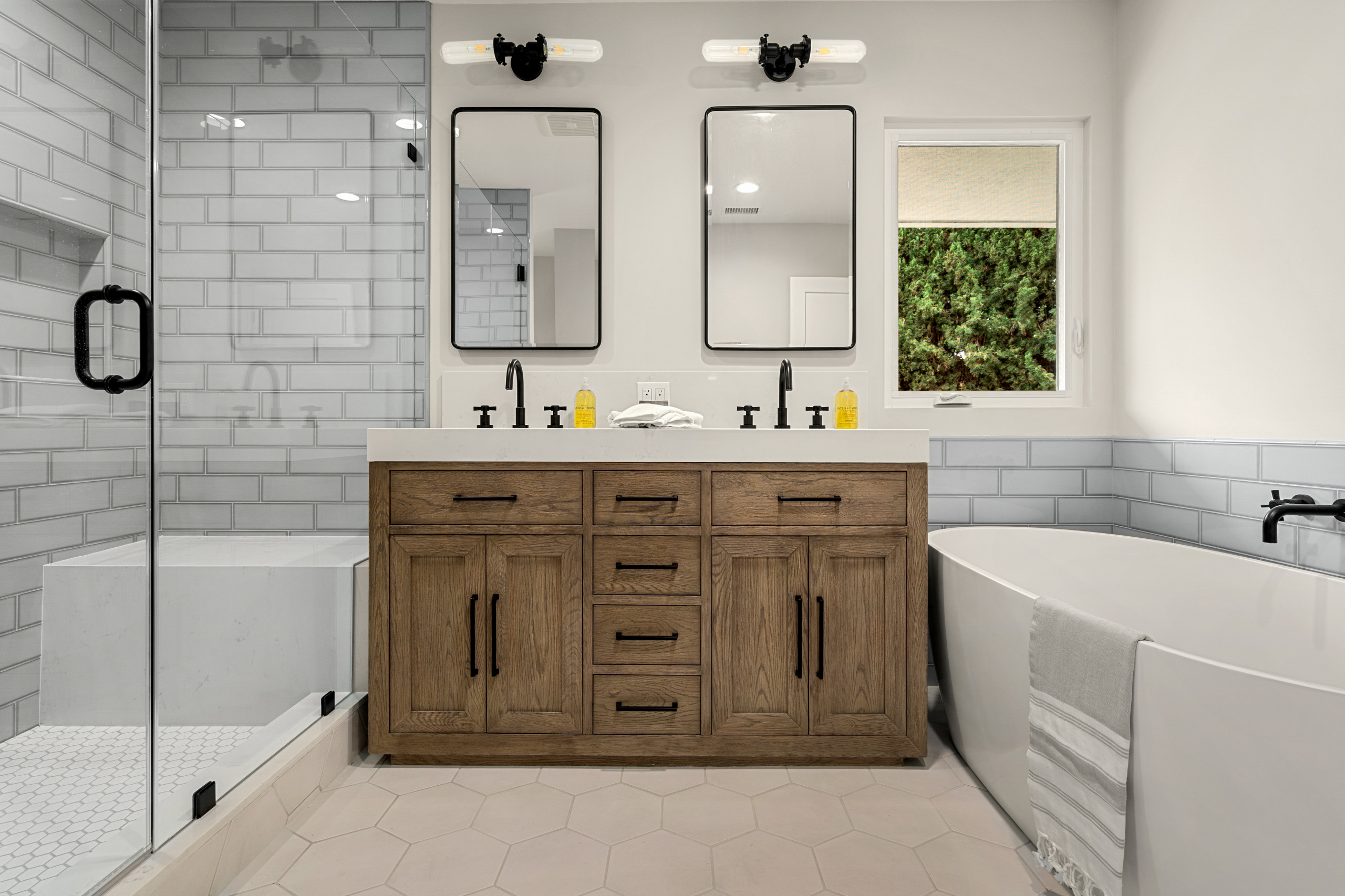 Black Bathroom Storage Cabinets - Kemper Cabinetry