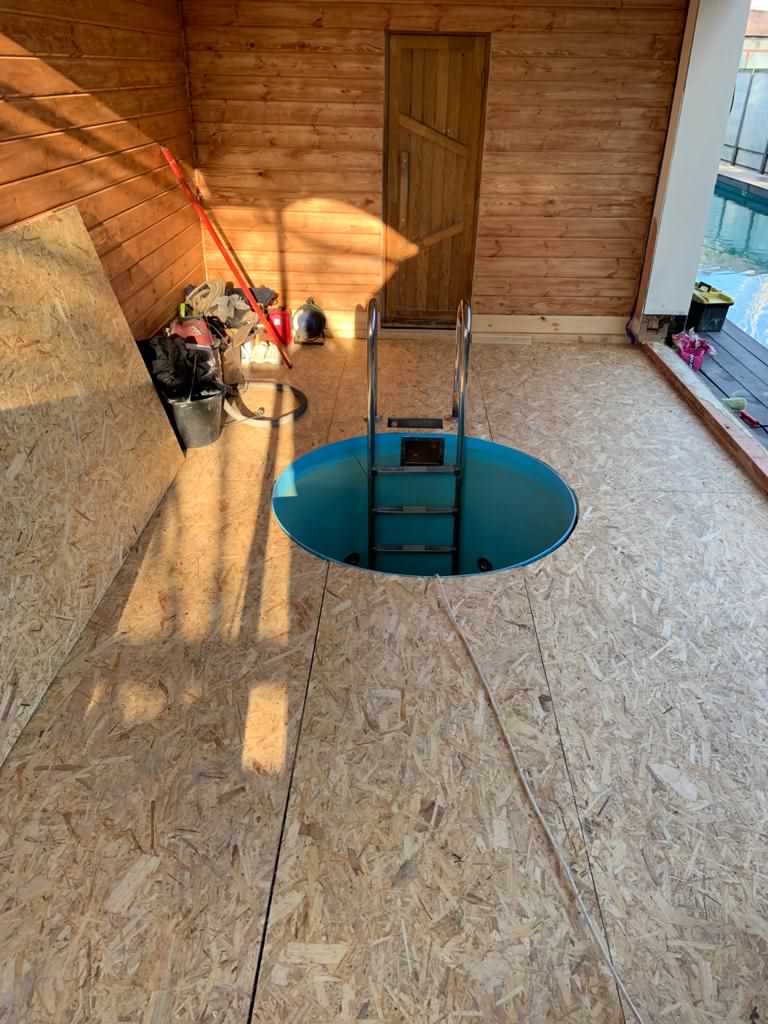 Терраса с купелью