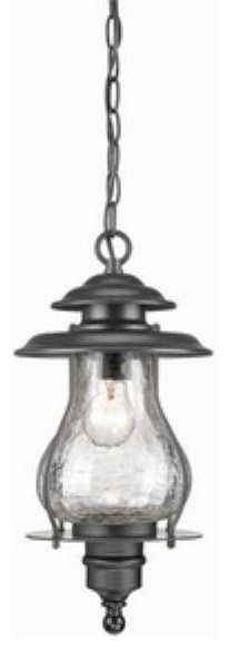 Acclaim Lighting 8206BK Blue Ridge - One Light Hanging Lantern
