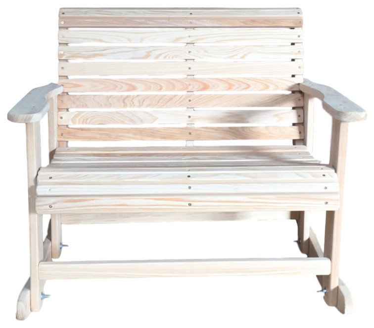 3 ' Cypress Roll Rocker Farmhouse Outdoor Rocking Chairs by