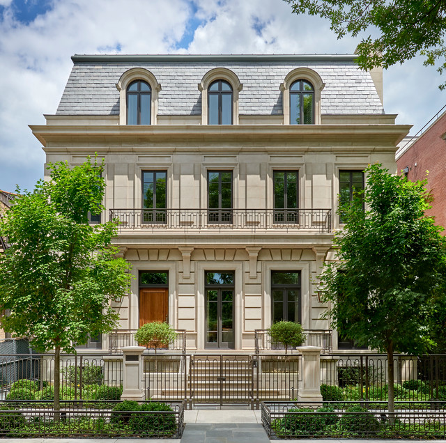 Lincoln Park Transitional klassisk-fasad