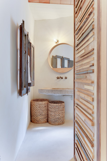 Barri Vell mediterran-badezimmer