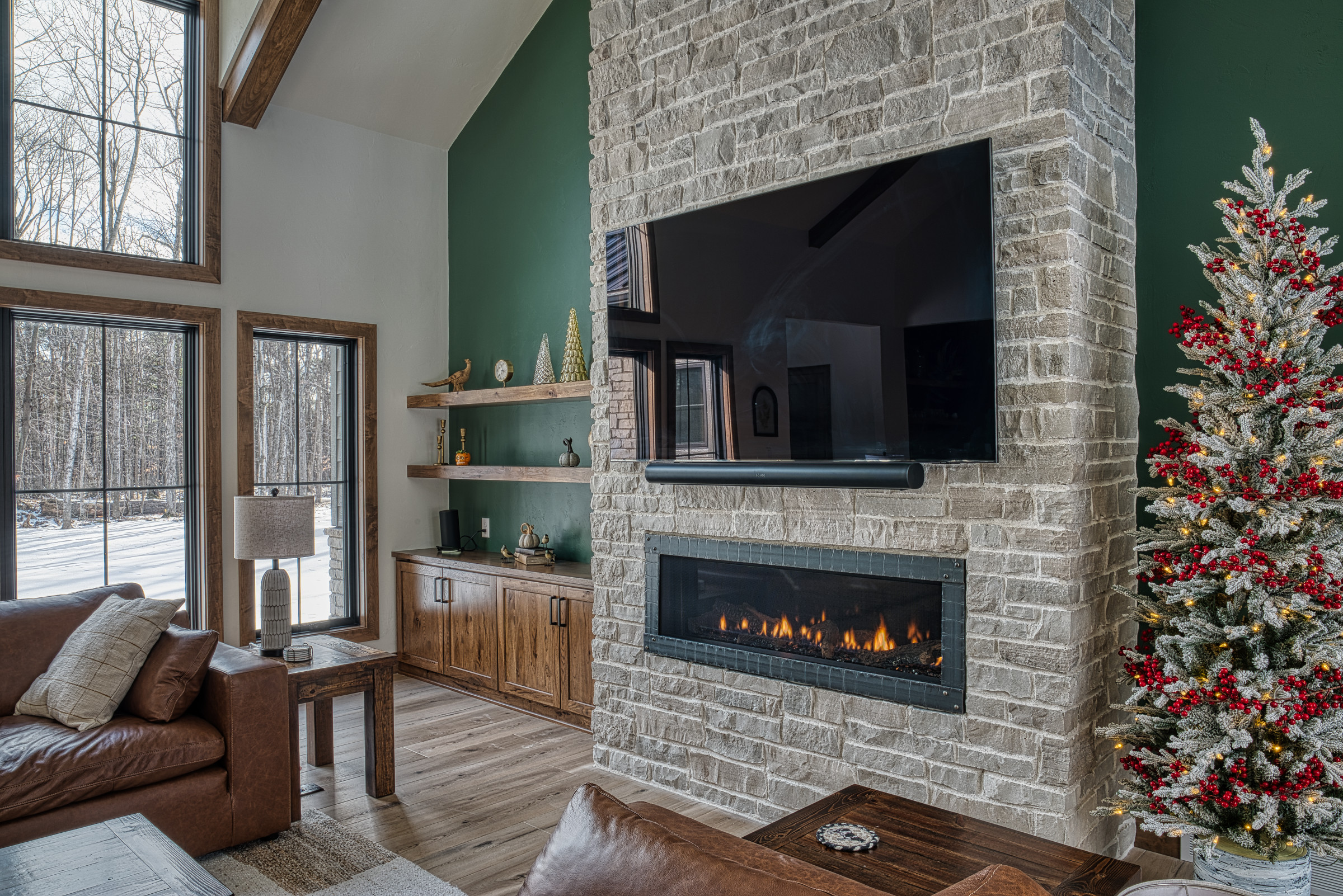 Great Room Fireplace Wall