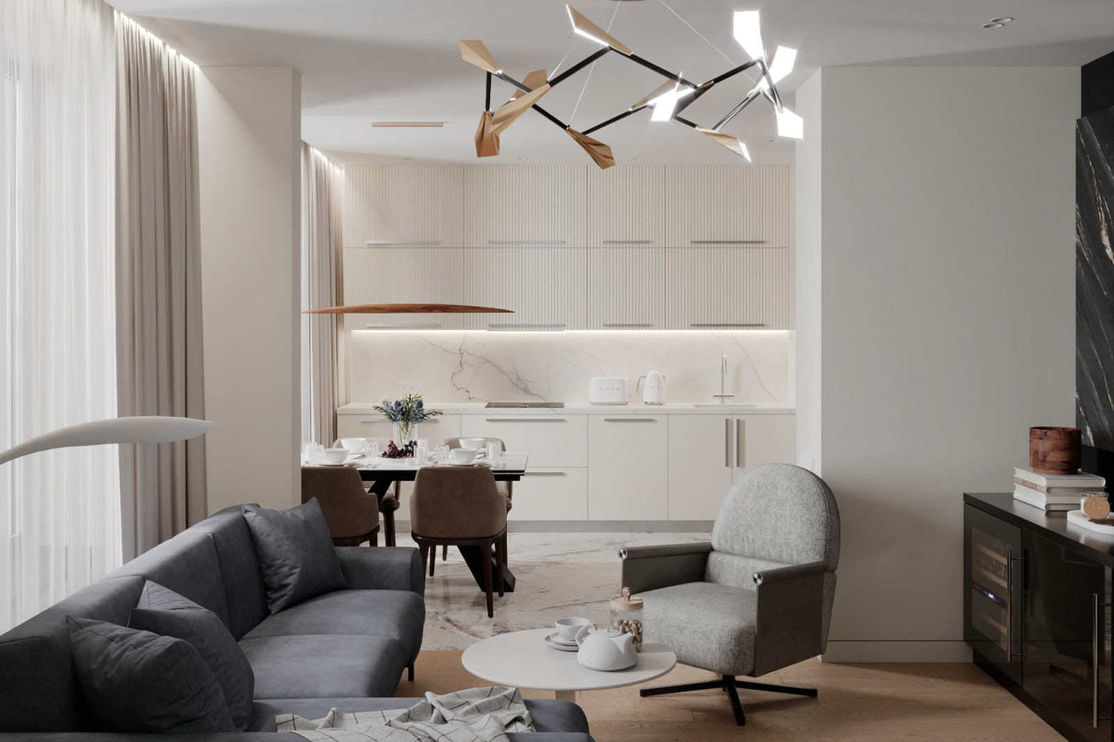 Квартира ЖК Береговой 122 кв.м.