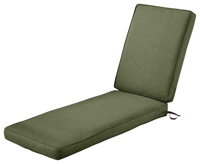Patio Chaise Lounge Cushion, 72"x21"x3" Contemporary Outdoor