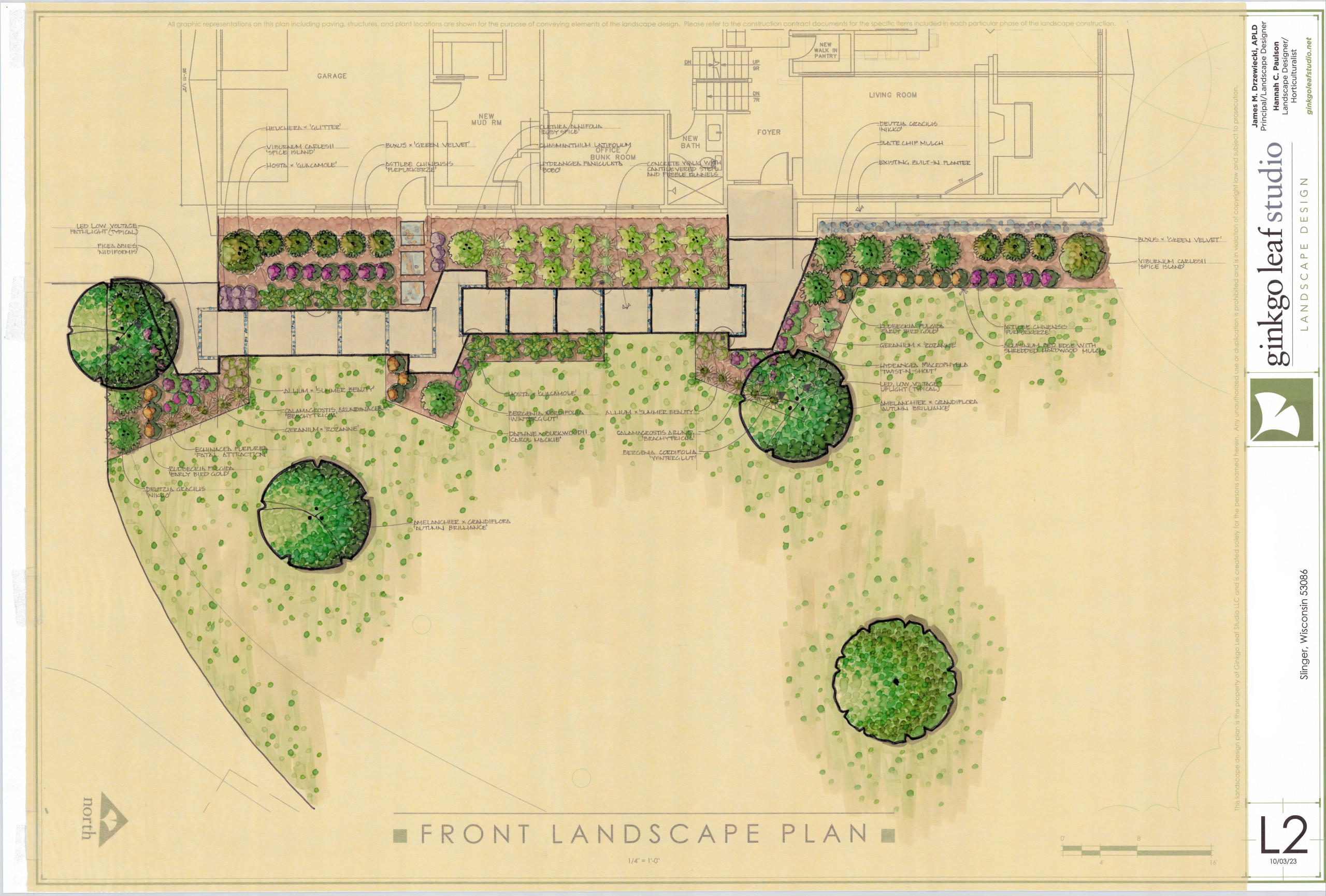Mid-Century Modern Landscape Renovation - Slinger, WI