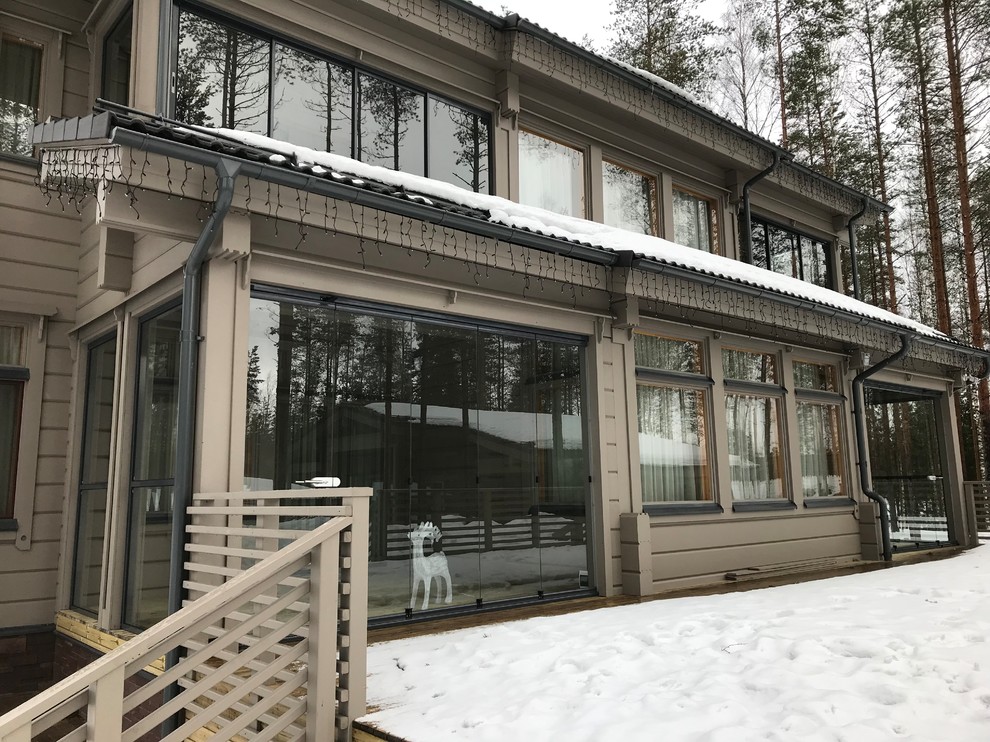 Финское остекление дома HONKA