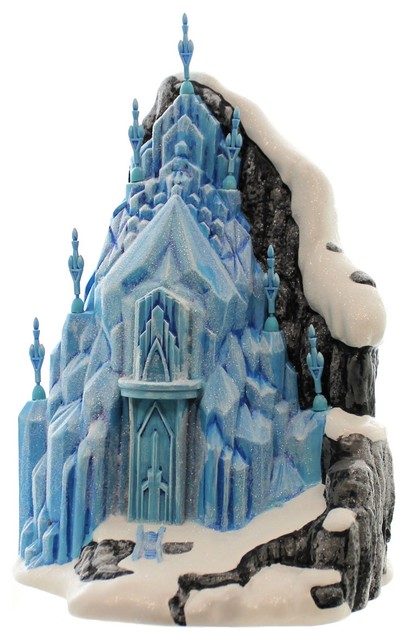 Dept 56 Buildings Elsa S Ice Palace Porcelain Frozen Anna Olaf Sisters Contemporary Decorative Objects And Figurines By Story Book Kids Inc Houzz