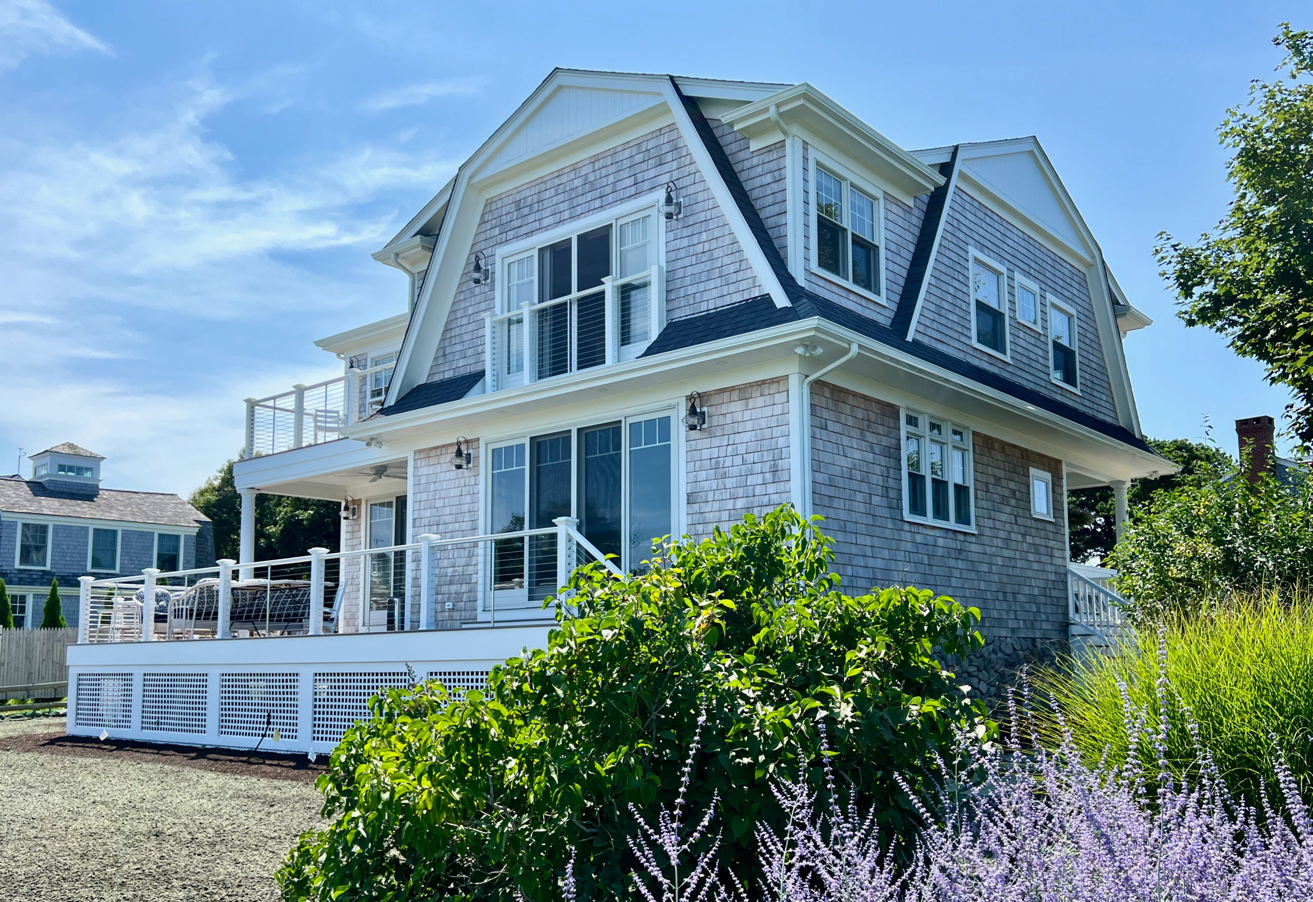 Two Views Waterfront Shingle Style Home
