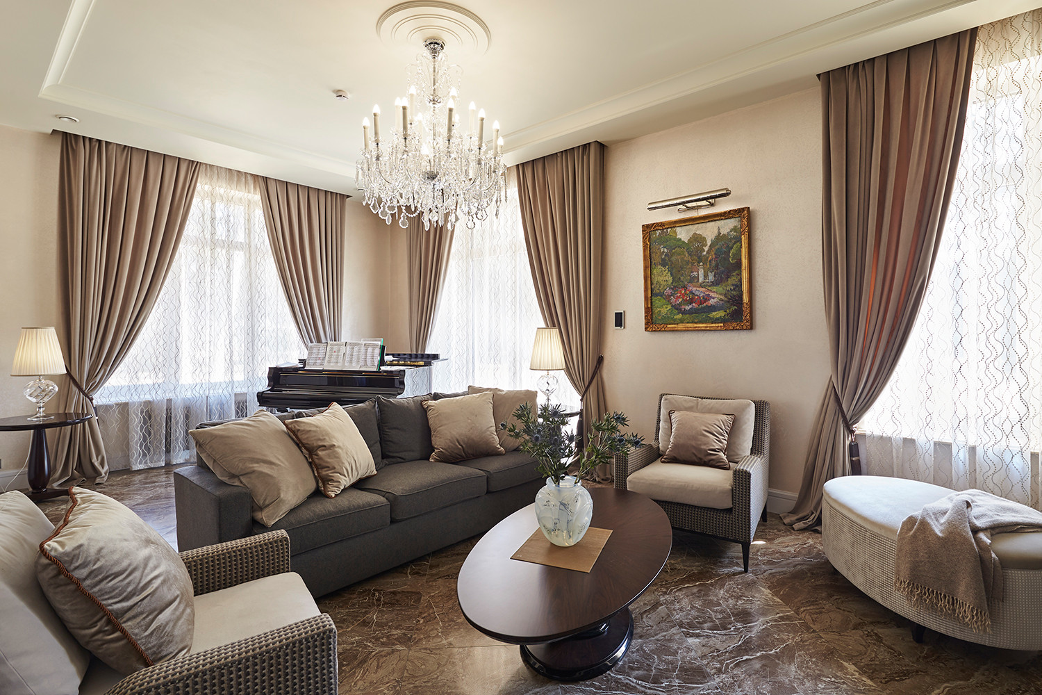 Интерьер гостиной