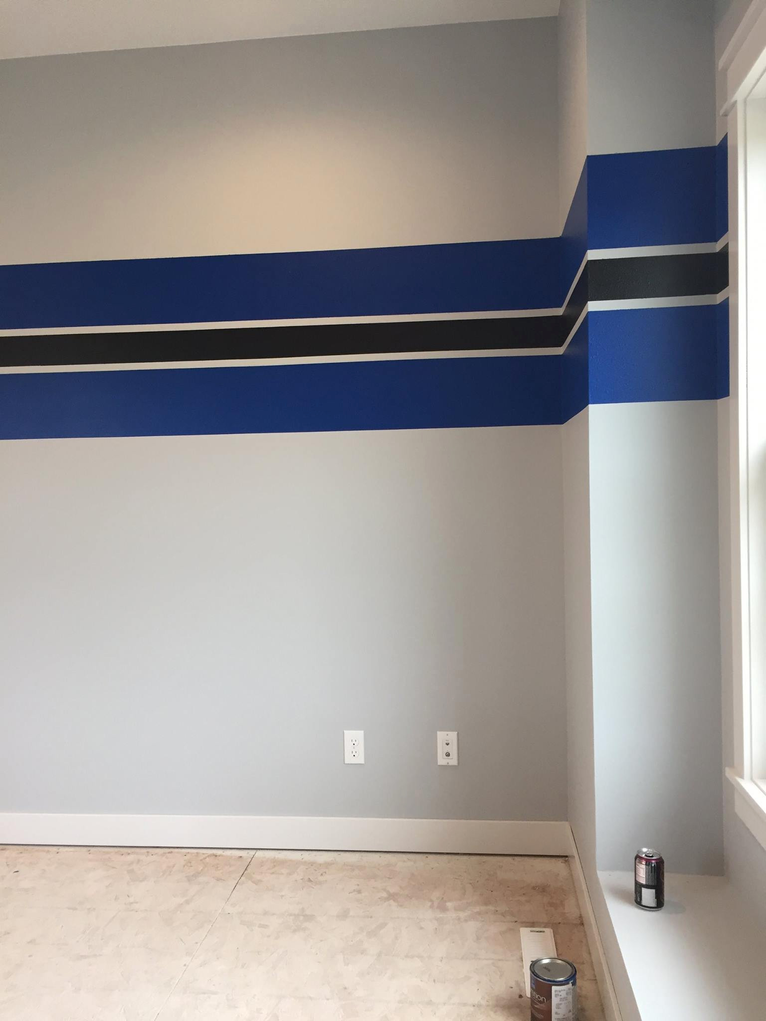 Duke Boys--Hand Painted Stripes