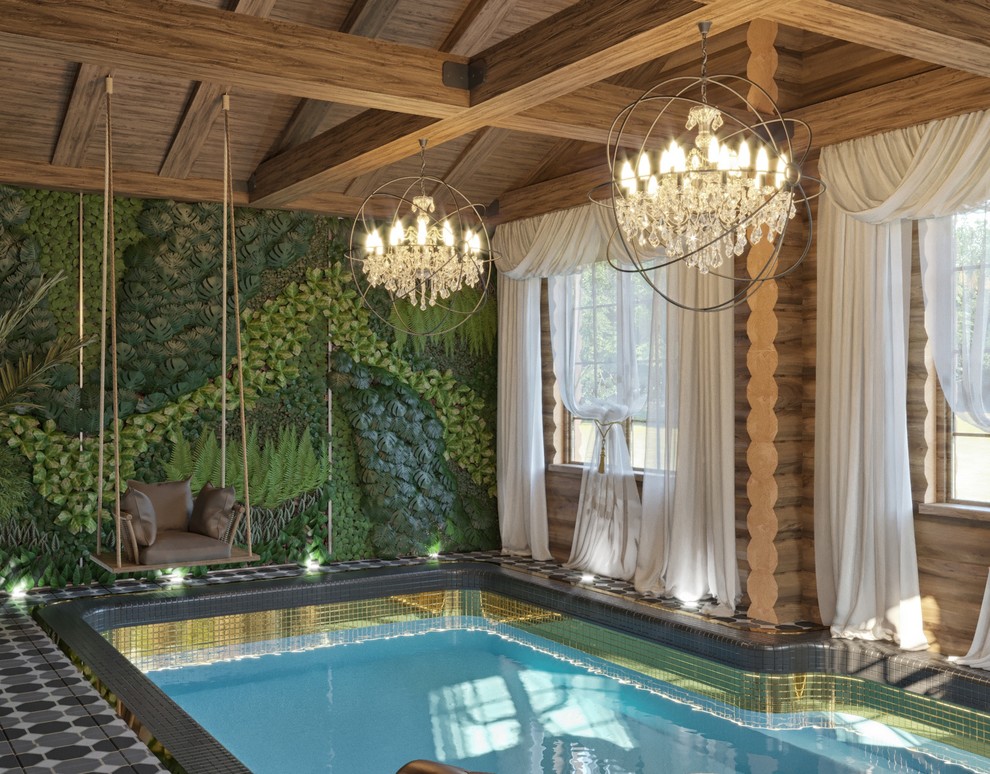 Бассейн в банном комплексе