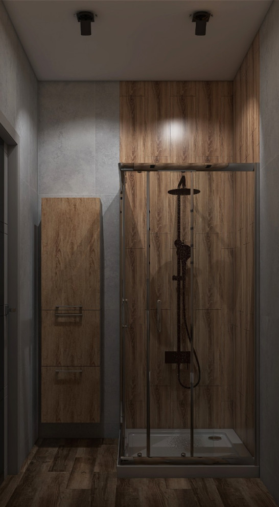 Дизайн-проект холостяцкой однокомнатной квартиры. Ванная