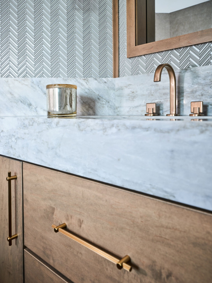 Liberty Place II - Transitional - Powder Room - Philadelphia - by Bella ...