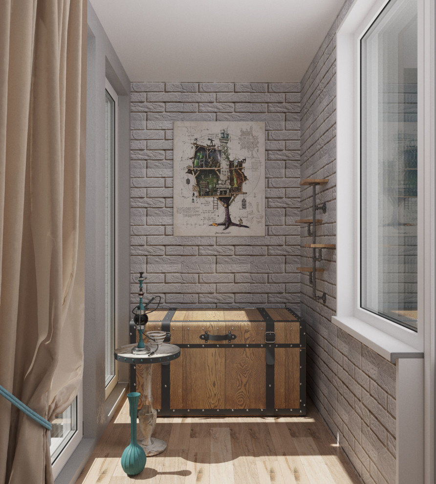 Квартира в стиле эклектики с элементами лофт