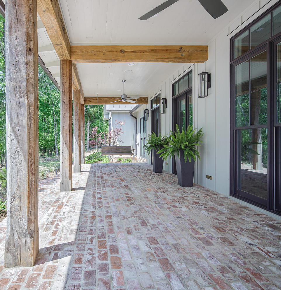Grand Bayou Lakehouse - Farmer Payne Architects - Farmhouse - Porch ...