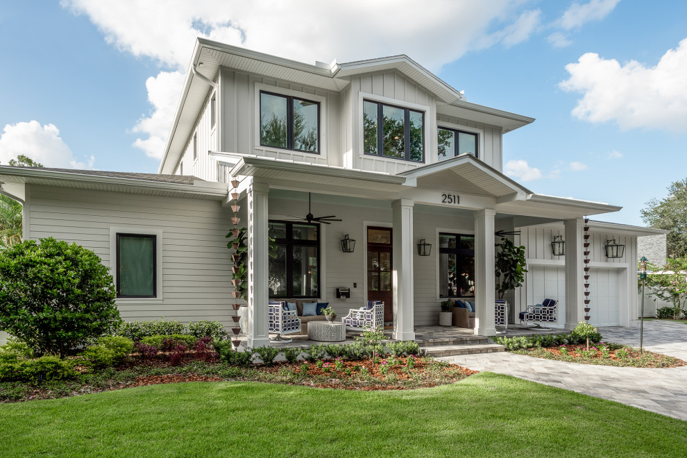 Parkland Estates Modern Coastal Beach Style Exterior Tampa by