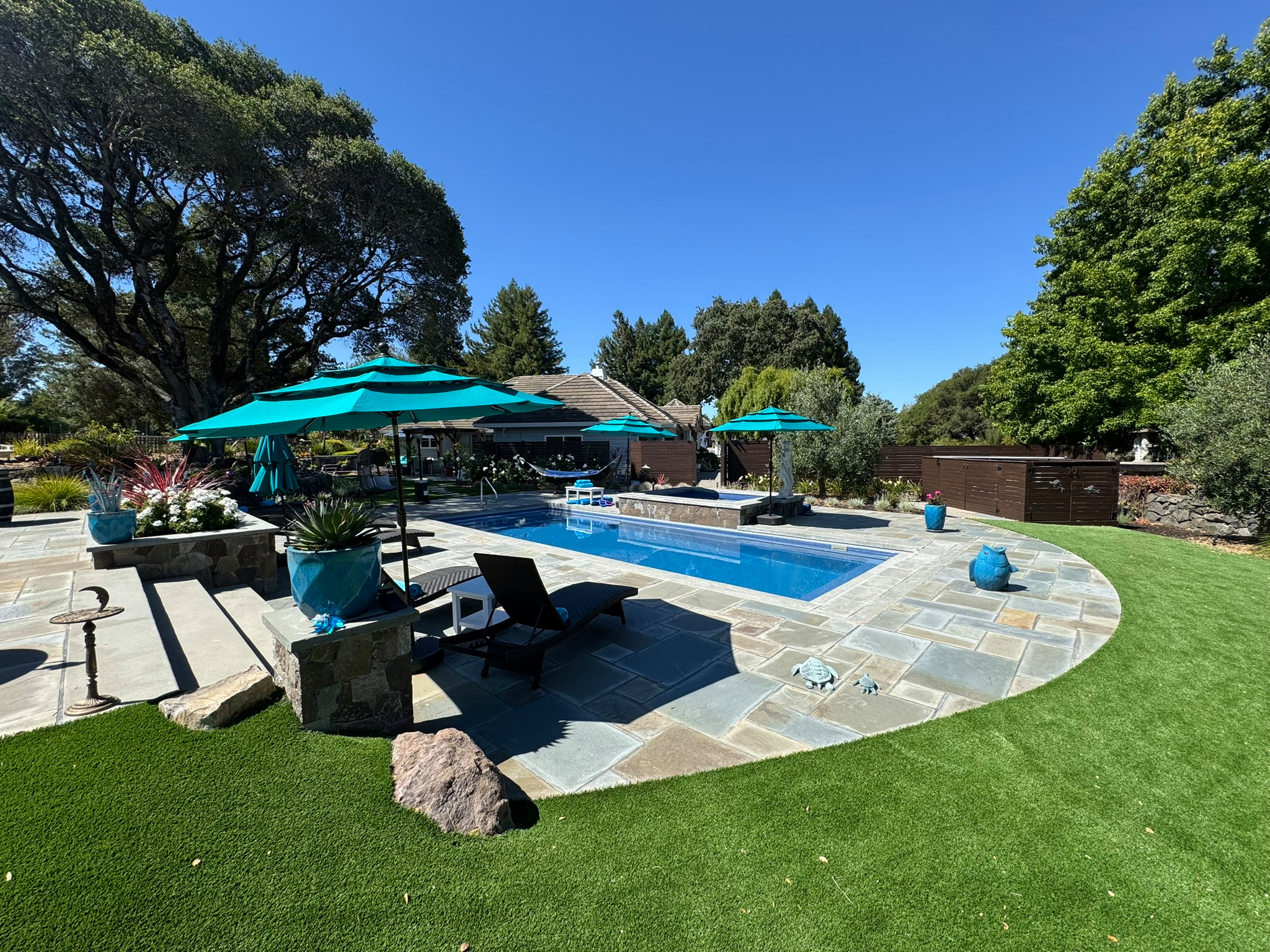 Sonoma pool addition