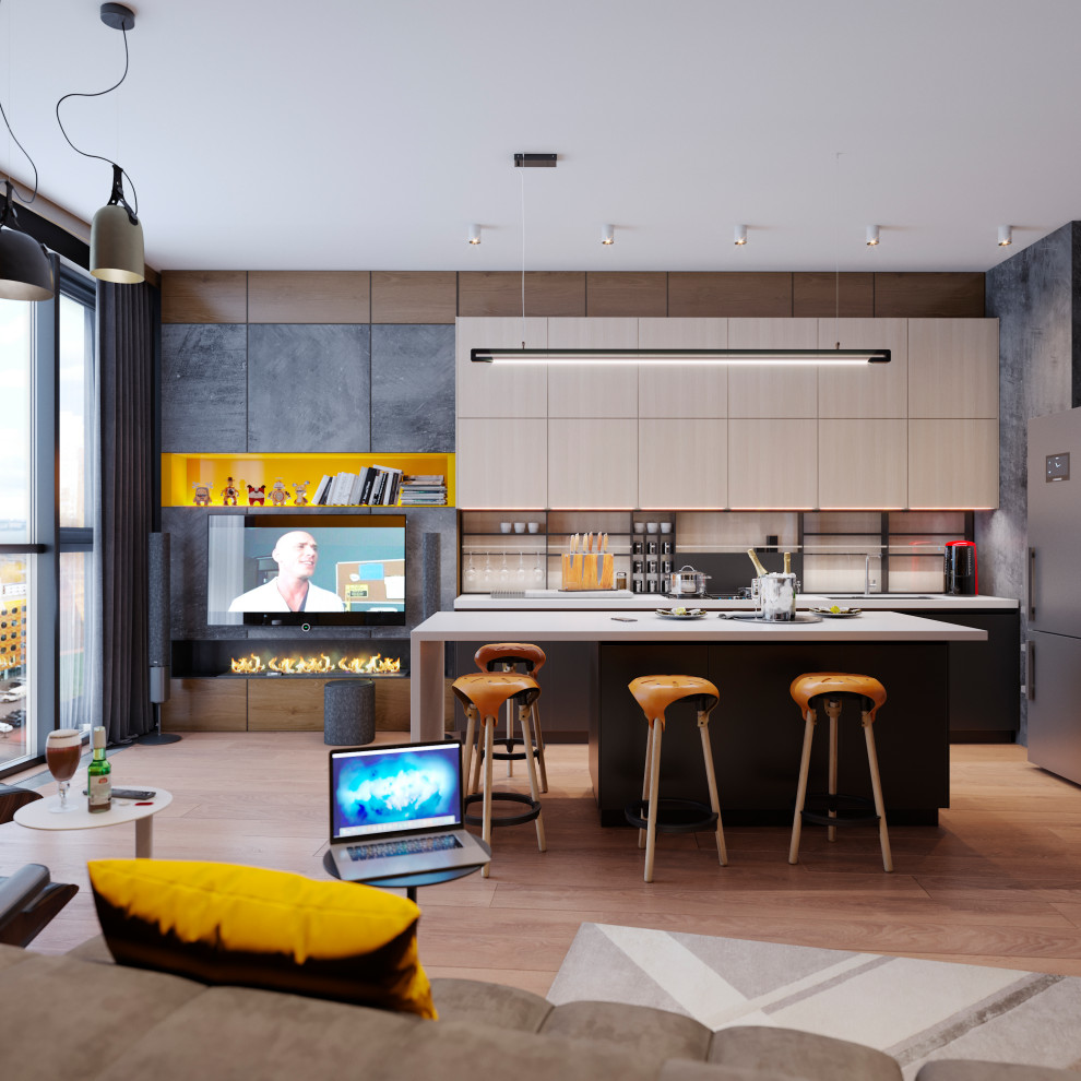 Интерьер квартиры в ЖК "5 Звезд"