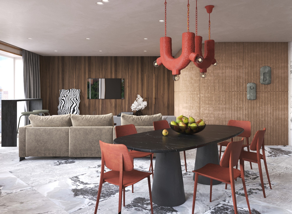 Проект двухуровневой квартиры 180 кв.м с двумя детскими