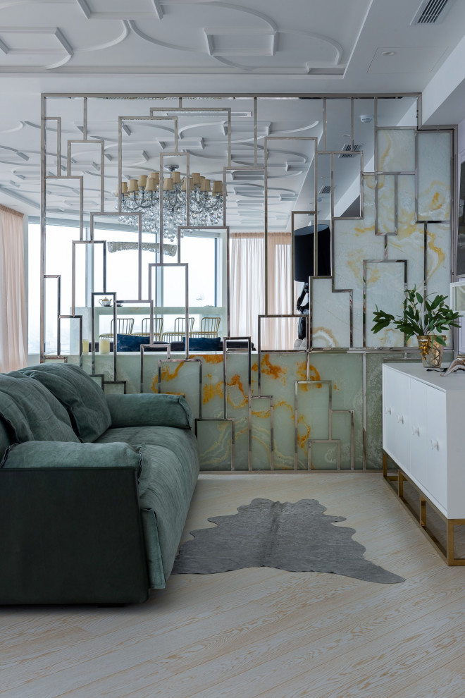 2-х уровневый пентхаус в стиле Арт-Деко