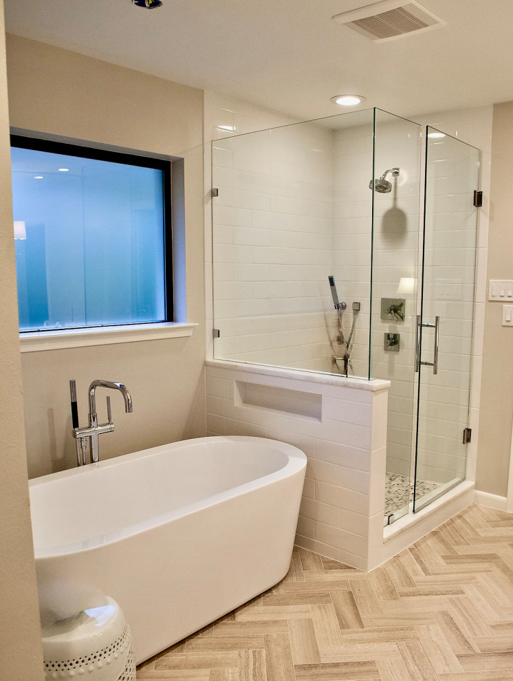 Added ventilation near shower to decrease humidity during the summer Added handheld shower hose at waist level adjacent to shower bench seat spanning the rear shower wall for functionality