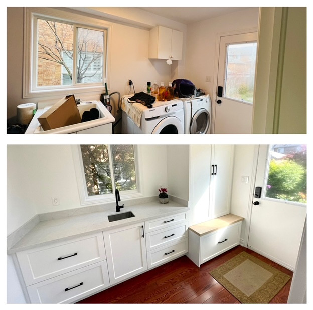 Mud room & Washrooms Remodeling