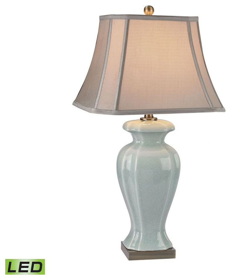 Traditional Style - Ceramic and Metal 9.5W 1 LED Table Lamp - 29 Inches tall 15