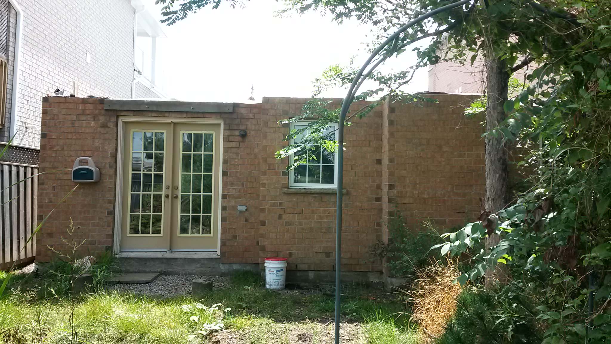 Remaining basement.