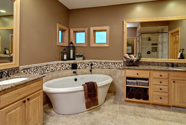 Master Bath modern-badezimmer