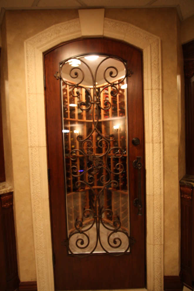 Inspiration for a traditional wine cellar in Cleveland.